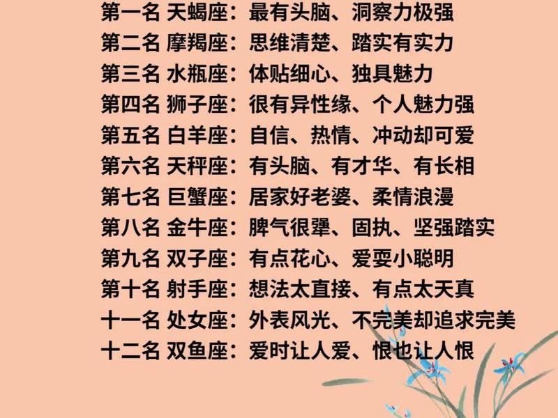 12星座人缘排行榜 - 12星座好人缘排行榜 12星座人缘排行榜 - 12星座好人缘排行榜