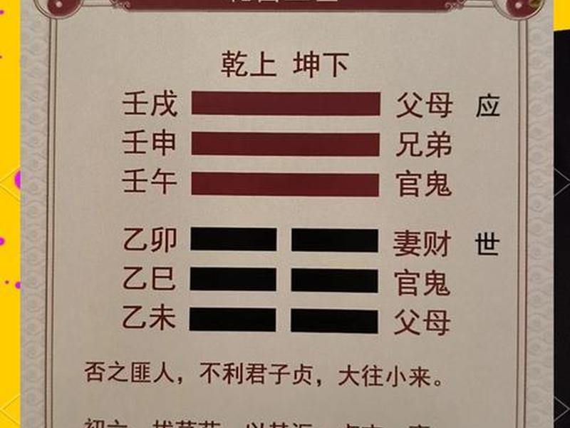 否卦感情运势解析;否卦感情运势解析大全 否卦感情运势解析;否卦感情运势解析大全