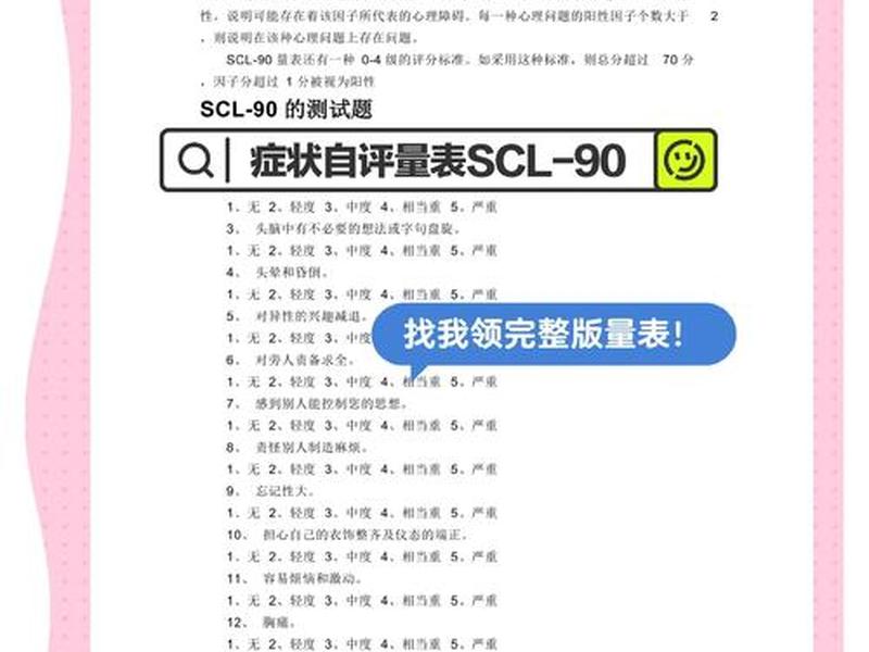 scl人际关系敏感量表 - 人际关系量表irs介绍 scl人际关系敏感量表 - 人际关系量表irs介绍