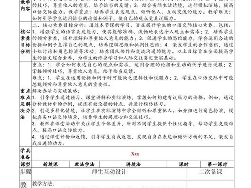 口语交际洽谈教案、口语交际洽谈教案及反思 口语交际洽谈教案、口语交际洽谈教案及反思