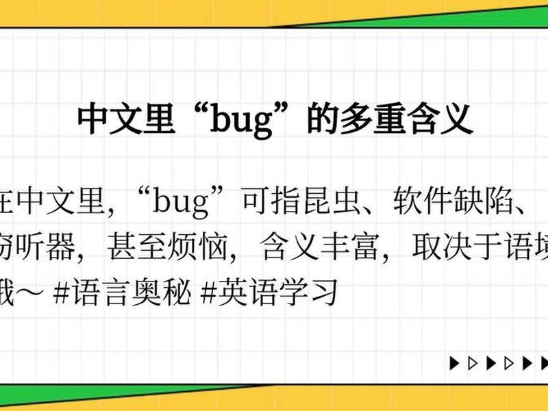 bug包括 bug包括哪些虫子 bug包括 bug包括哪些虫子
