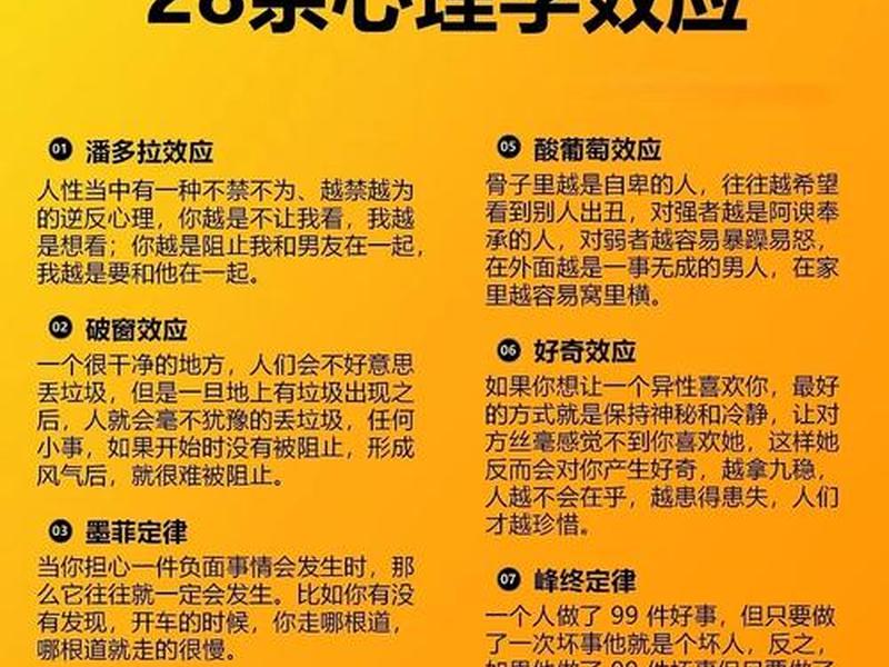14条心理学暗示定律;心理学上的暗示定律 14条心理学暗示定律;心理学上的暗示定律
