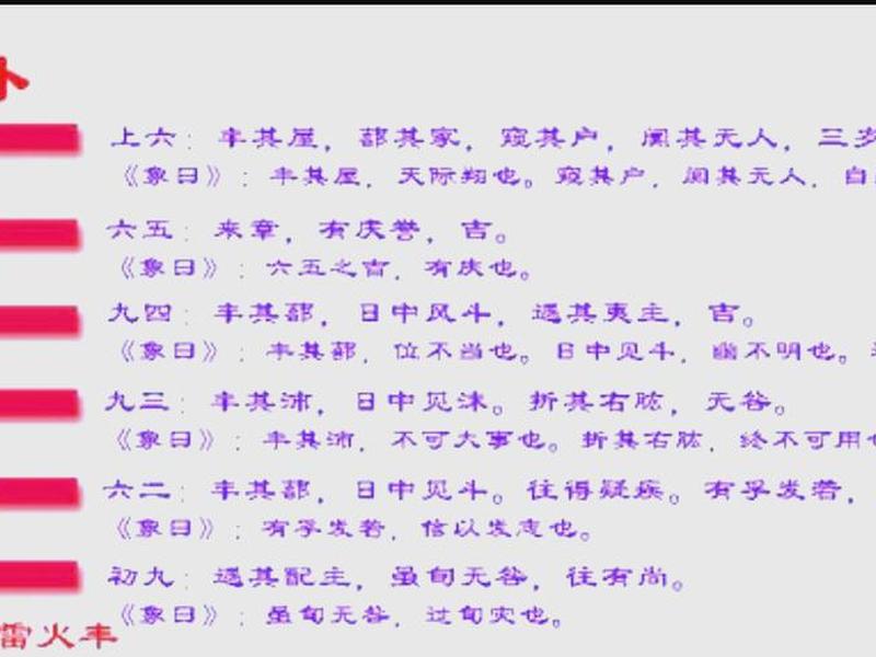 丰卦之人特点 丰卦的人生暗示 丰卦之人特点 丰卦的人生暗示