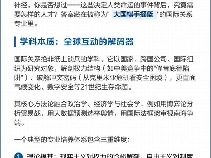 国际关系是学什么的 国际关系是学什么的专业 国际关系是学什么的 国际关系是学什么的专业