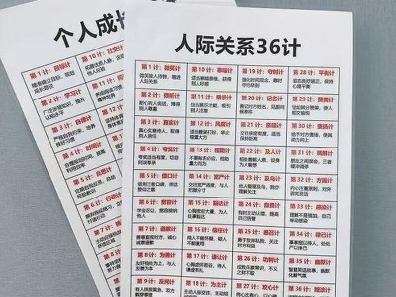 人际关系36计全集，人际关系36计永久收藏