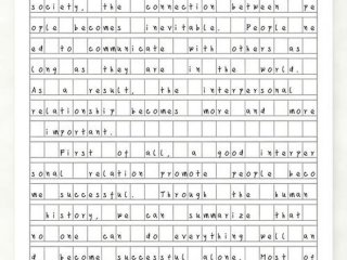 处理人际关系的重要性 处理人际关系的重要性英语作文