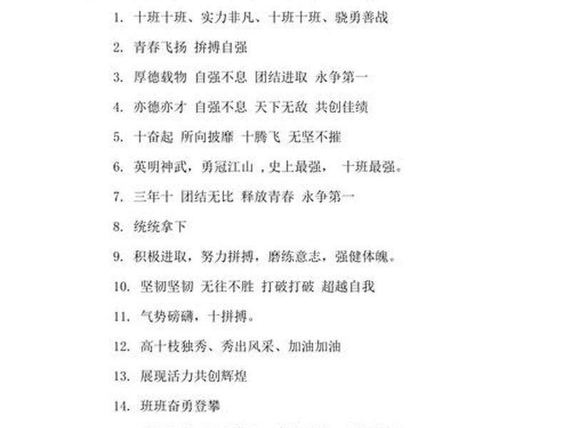 八个人的口号霸气(八个人的口号霸气十足) 八个人的口号霸气(八个人的口号霸气十足)