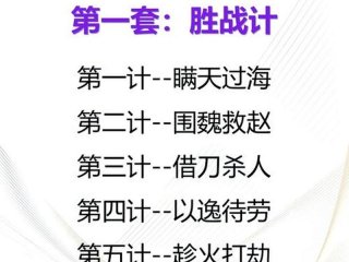 人际关系36计全部内容 人际关系36计全部内容图片