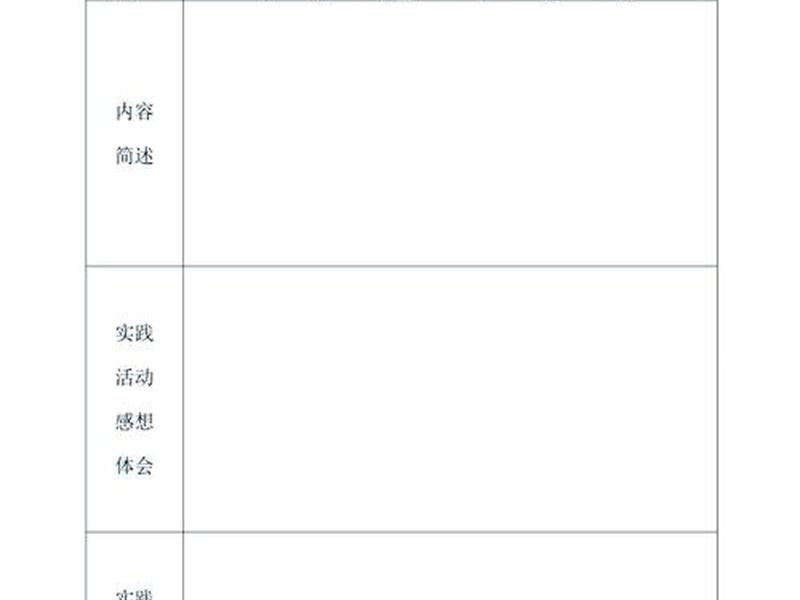 大学生社会调查表 - 大学生社会调查记录表范例