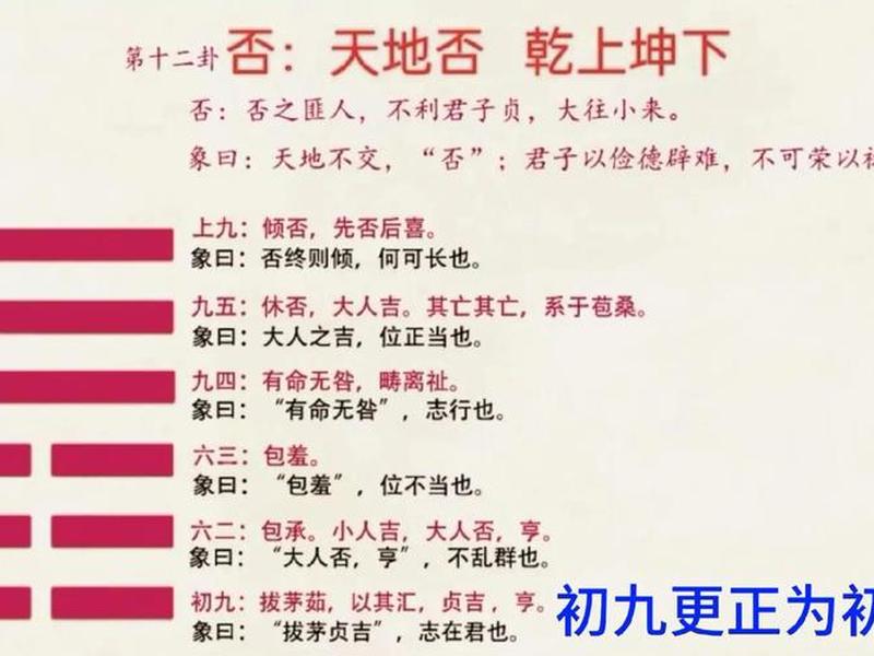否卦看对方感情 否卦问感情 否卦看对方感情 否卦问感情