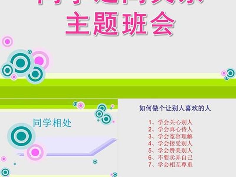 大学人际交往主题班会(大学人际交往主题班会ppt) 大学人际交往主题班会(大学人际交往主题班会ppt)