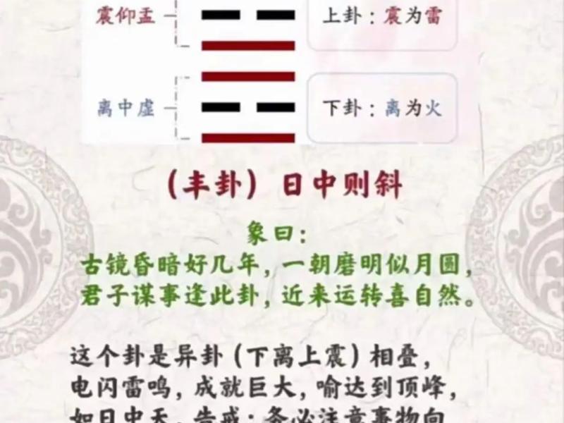 丰卦在感情中的解读 丰卦在感情中的解读和运用 丰卦在感情中的解读 丰卦在感情中的解读和运用
