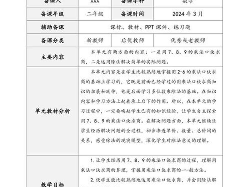 24人教版二年级数学下册教学设计,人教版小学二年级下册数学教学设计 24人教版二年级数学下册教学设计,人教版小学二年级下册数学教学设计