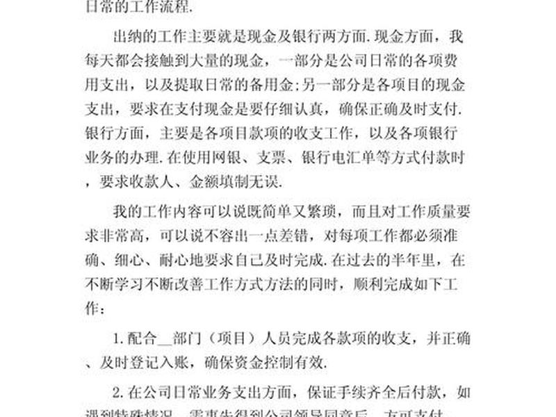 出纳对外沟通协调能力怎么写；出纳对外沟通协调能力怎么写总结