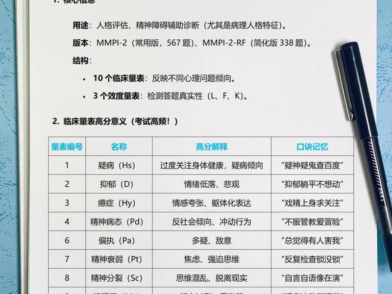 mmpi人格测试量表阳性率、mmpi人格测试分析 mmpi人格测试量表阳性率、mmpi人格测试分析