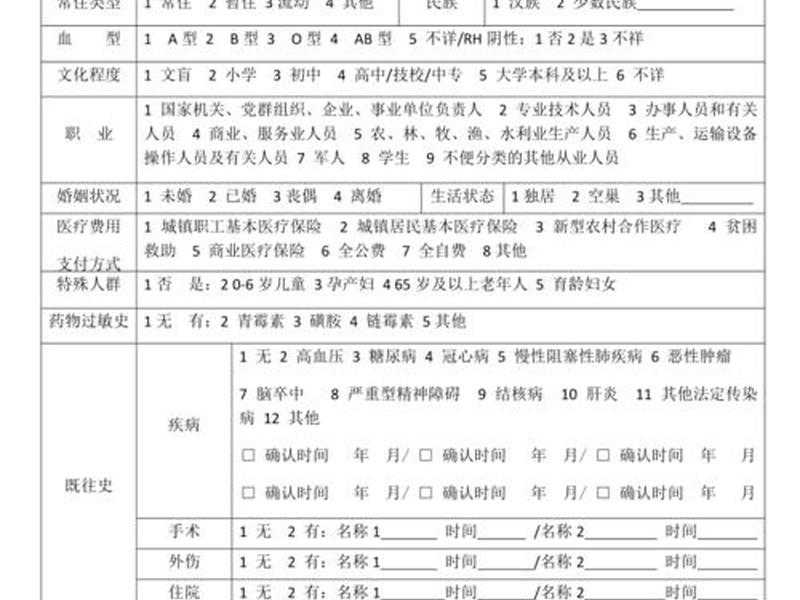 健康档案登记表健康状况怎么填(健康档案登记表健康状况怎么填写) 健康档案登记表健康状况怎么填(健康档案登记表健康状况怎么填写)