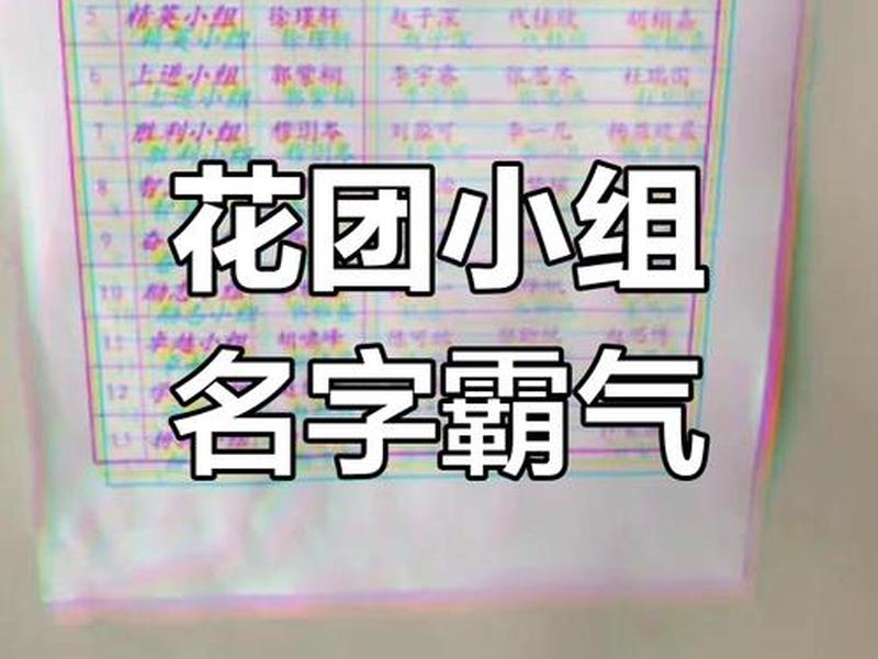 关于人际关系的小组名称；关于人际关系的小组名称大全