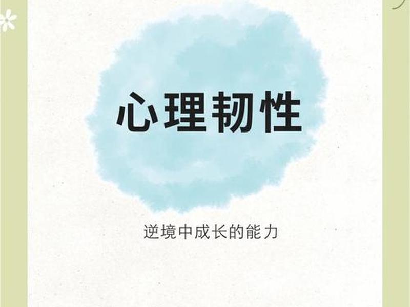 关于心理韧劲的定义及锚点、读心理韧性的力量有感 关于心理韧劲的定义及锚点、读心理韧性的力量有感