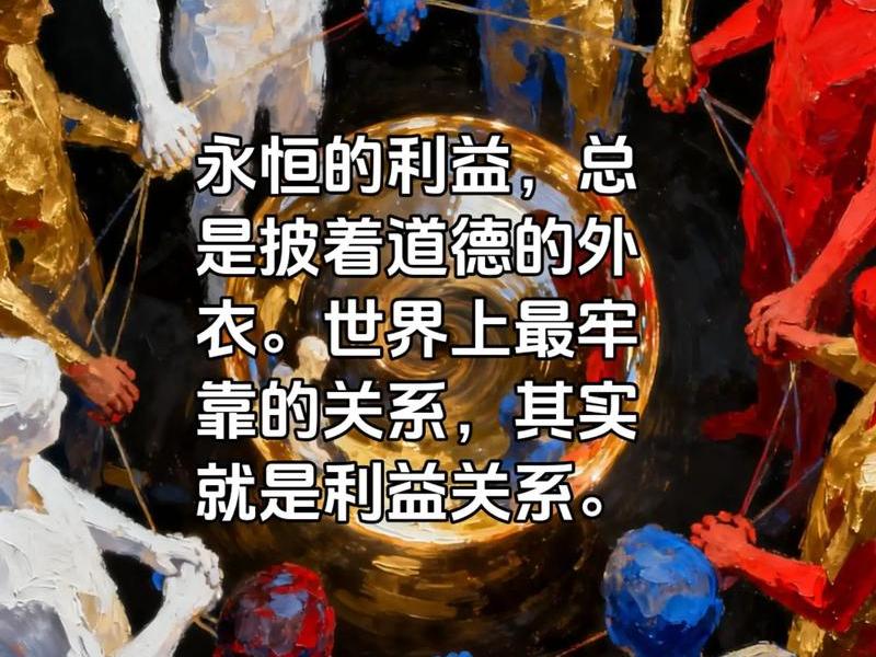 利益关系是最牢靠的；最牢固的关系就是利益关系