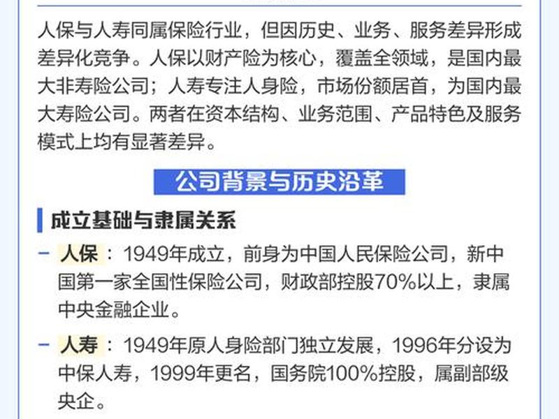 人保和人寿关系 人保和人寿关系大吗 人保和人寿关系 人保和人寿关系大吗