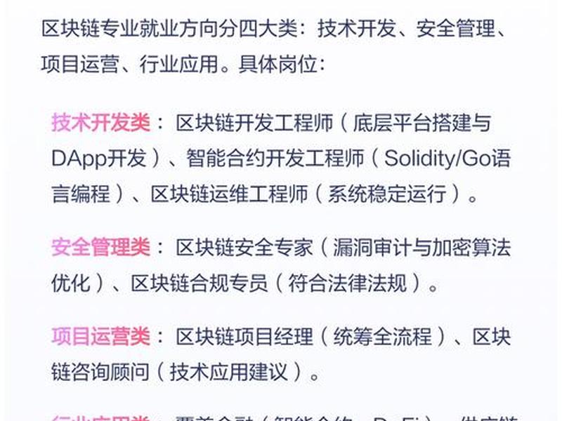 区块链研究生就业（区块链研究生毕业后的就业范围）