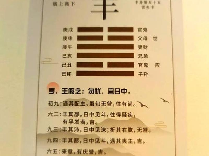 丰卦占卜健康预示什么 丰卦占卜健康预示什么意思 丰卦占卜健康预示什么 丰卦占卜健康预示什么意思