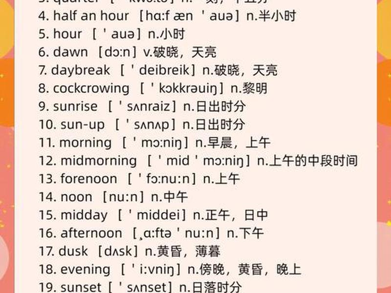 会话的单词(会话的英语单词) 会话的单词(会话的英语单词)