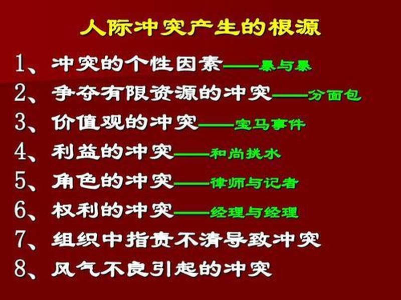 人际冲突产生的原因有哪些、人际冲突产生的原因有哪些? 人际冲突产生的原因有哪些、人际冲突产生的原因有哪些?