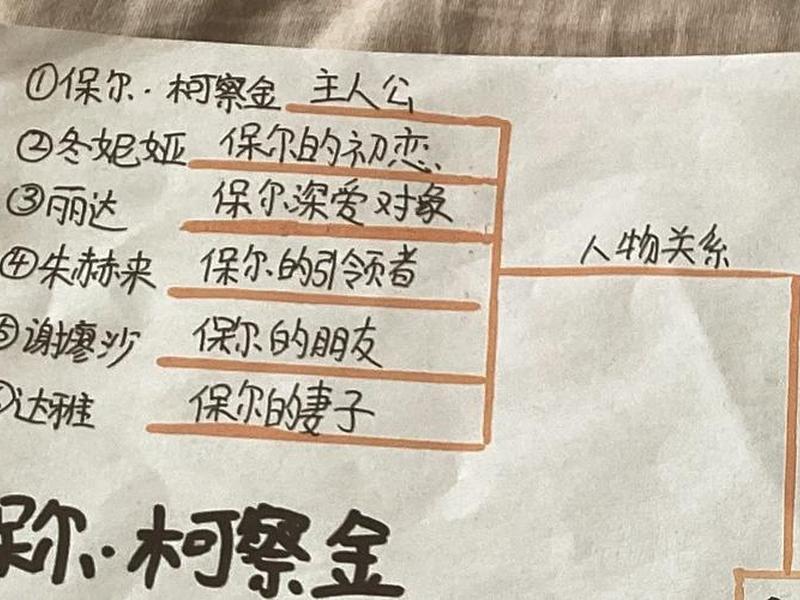 保尔人物关系梳理思维导图 - 保尔人物关系梳理思维导图图片 保尔人物关系梳理思维导图 - 保尔人物关系梳理思维导图图片