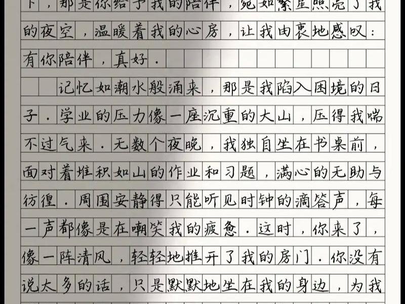 关于陪伴的作文素材 有关于陪伴的作文素材 关于陪伴的作文素材 有关于陪伴的作文素材