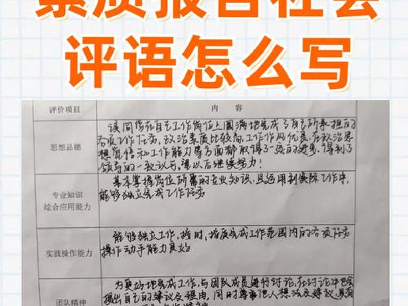 品格和人际关系评价怎么写（品格和人际关系评价怎么写好）