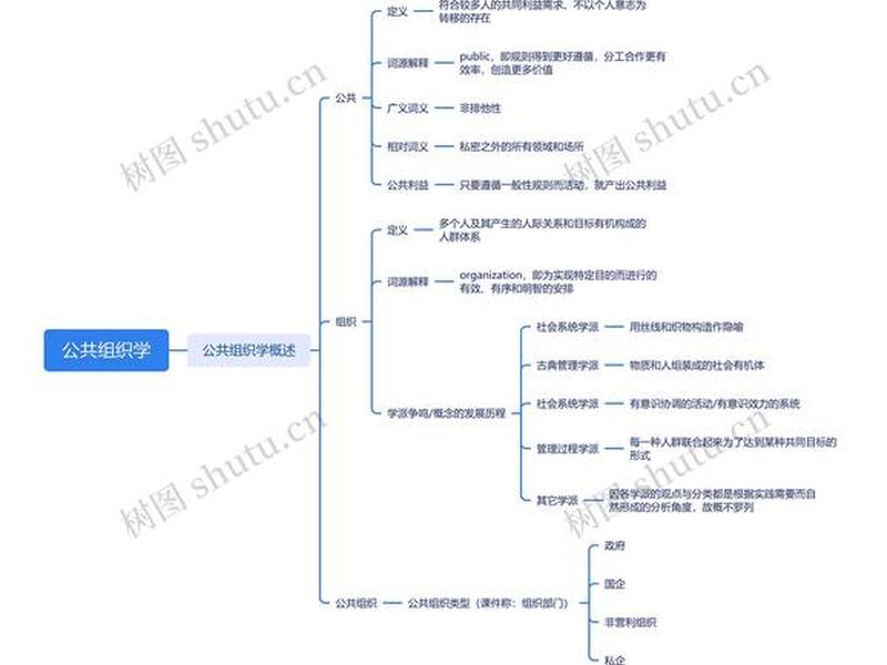 公共组织的公共关系，公共关系中组织的定义