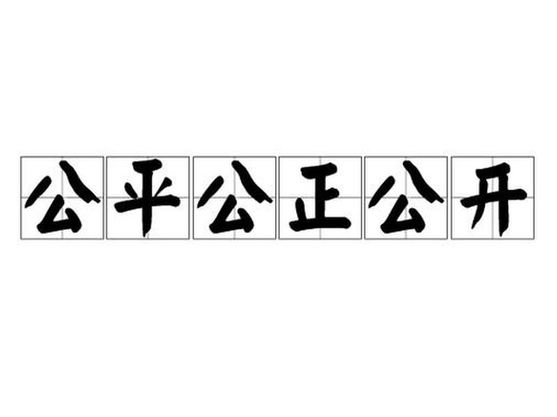 公开与公正关系，公开与公正关系是什么